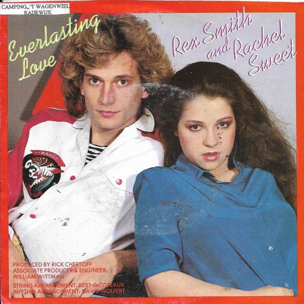 Rex Smith & Rachel Sweet-Everlasting love, Gebruikt, 7 inch, Single, Ophalen of Verzenden