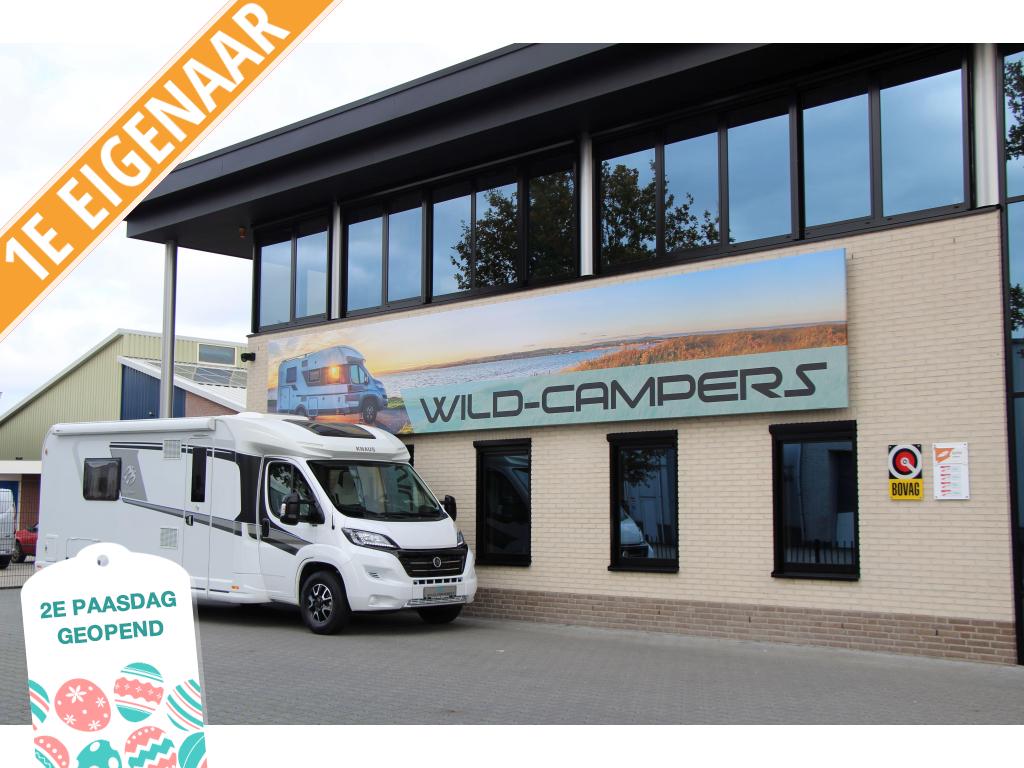 Knaus Sky TI 700 MEB - 140PK EURO6- ENKELE BEDDEN - 11.132KM, Caravans en Kamperen, Campers, Ringverwarming, Fiat, Tot en met 2