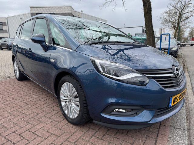 Opel Zafira 1.4 Turbo Business Executive+ 7persoons 119.000k, Auto's, Opel, Gebruikt, 4 cilinders, Blauw, 7 stoelen
