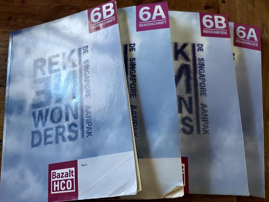 Rekenwonders 6a en 6b boeken en schriften, Ophalen of Verzenden, Zo goed als nieuw, Overige niveaus