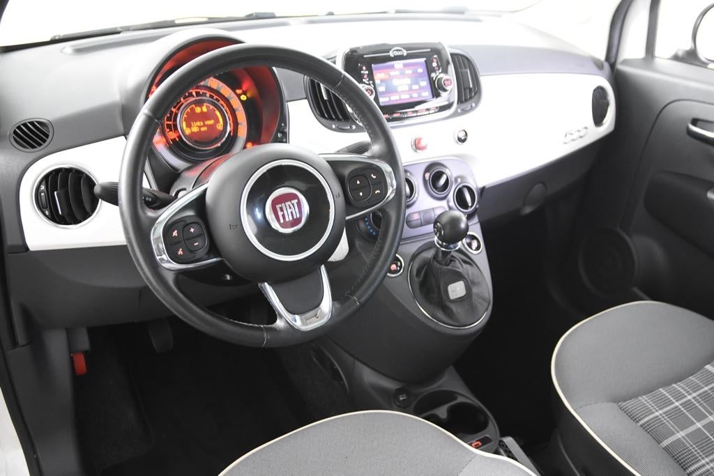Fiat 500 1.2 Lounge *Panoramadak*Parkassist* (bj 2016), Auto's, Voorwielaandrijving, Stof, Gebruikt, 4 cilinders