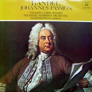 2-LP - Händel - Johannes Passion, Cd's en Dvd's, Overige typen, Ophalen of Verzenden, Zo goed als nieuw, 12 inch