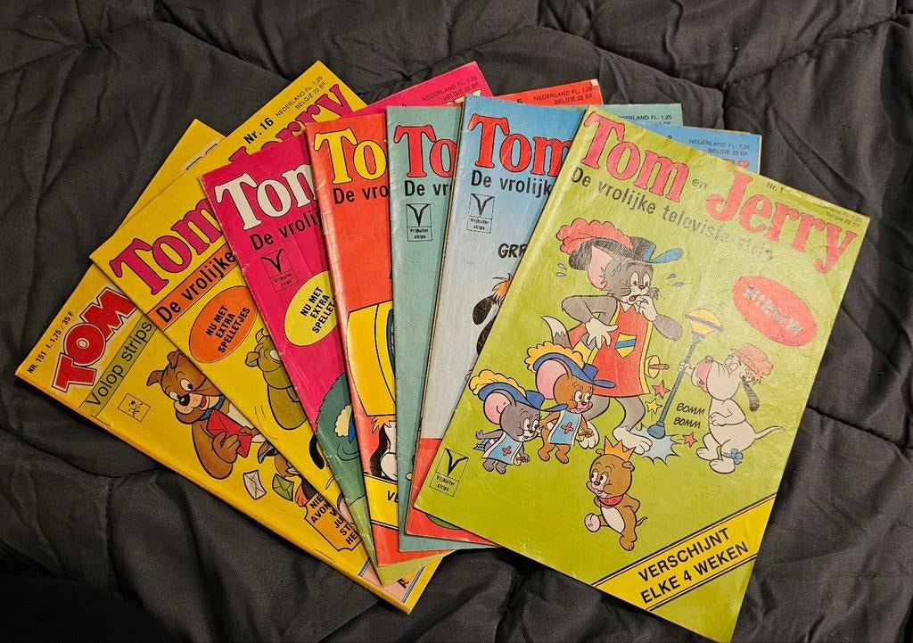 Tom en Jerry: De Vrolijke Televisie-strip (diverse nummers), Boeken, Stripboeken, Meerdere stripboeken, Ophalen of Verzenden, Gelezen