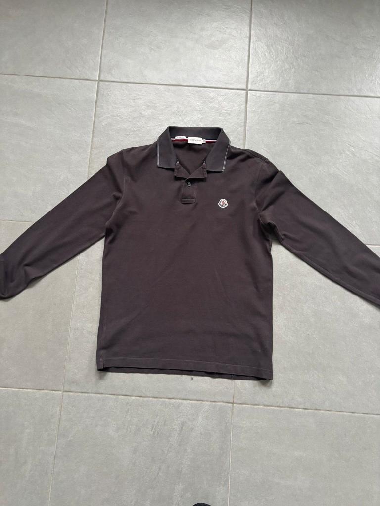 Moncler  jongens polo, Moncler, Ophalen of Verzenden, Zo goed als nieuw, Shirt of Longsleeve