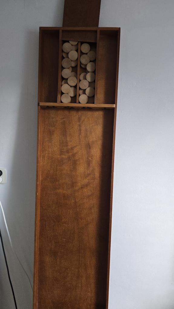 Complete homas sjoelbak, Ophalen, Gebruikt