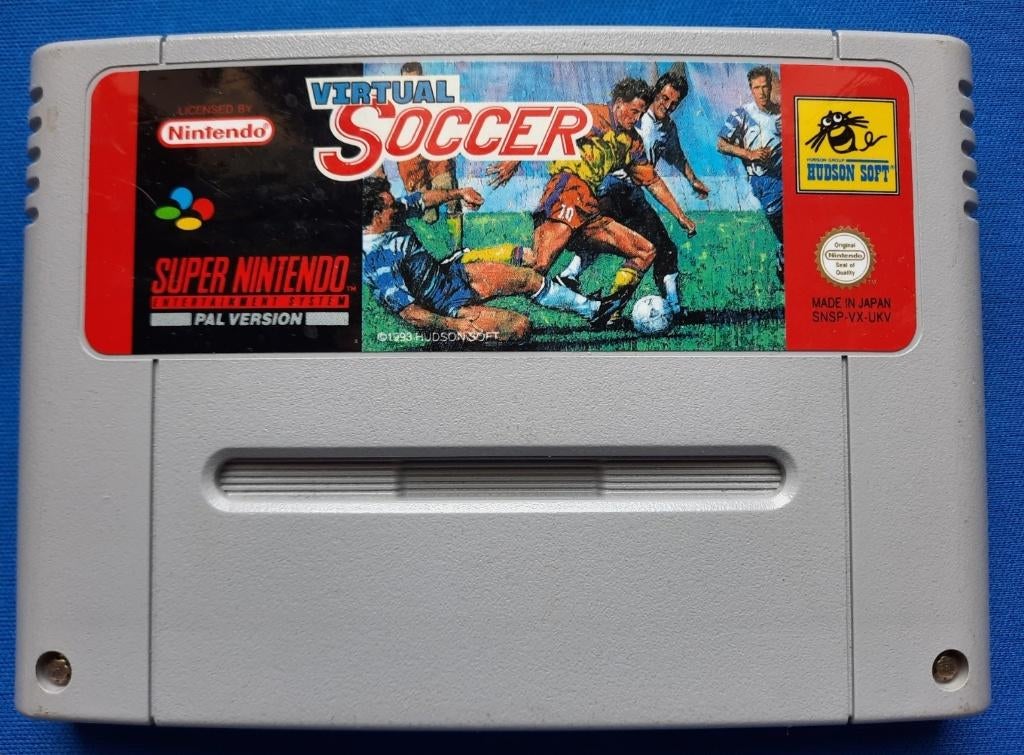 Virtual Soccer, Spelcomputers en Games, Games | Nintendo Super NES, Gebruikt, 1 speler, Ophalen of Verzenden, Vanaf 3 jaar
