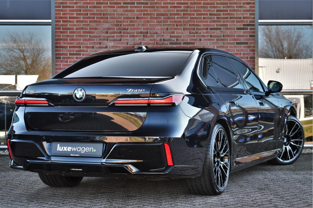 BMW 7 Serie 750e xDrive M-Sport Exe-Lounge Theatre Connoisse, 12 maanden, Gebruikt, Zwart, Bedrijf