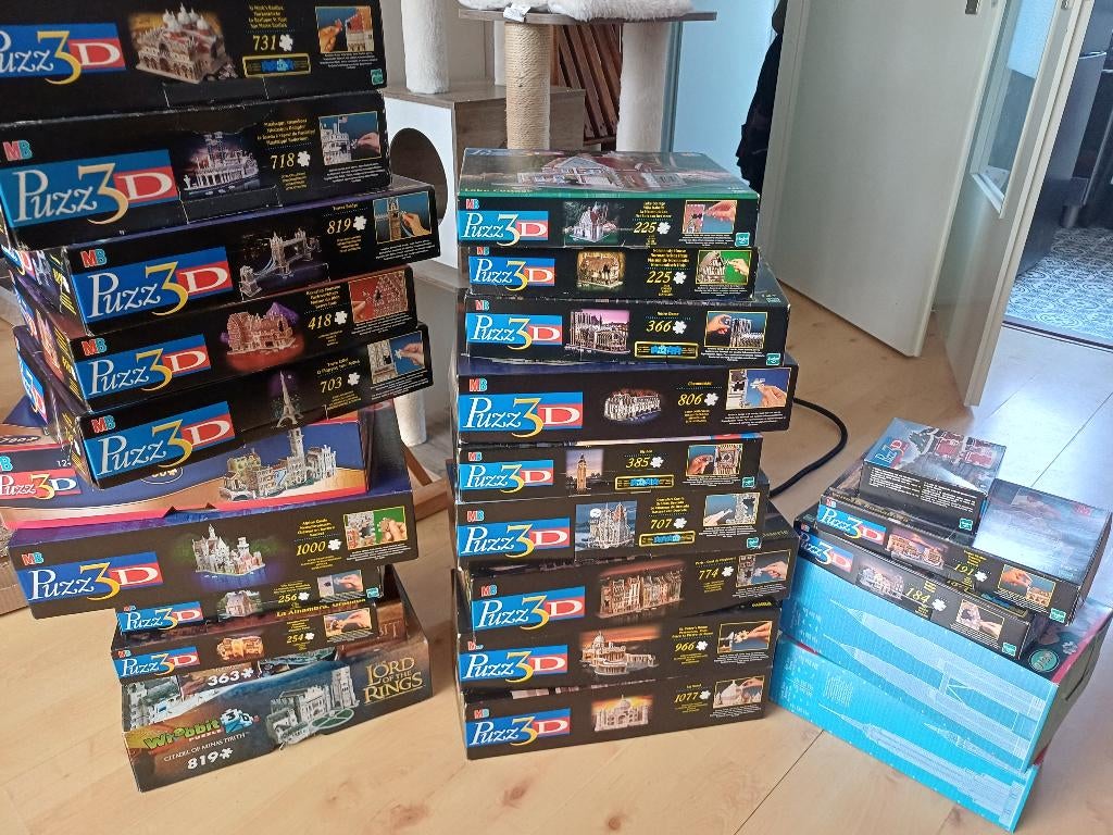 3D puzels MB, Hobby en Vrije tijd, Denksport en Puzzels, Ophalen of Verzenden, Minder dan 500 stukjes, Gebruikt, Rubik's of 3D-puzzel
