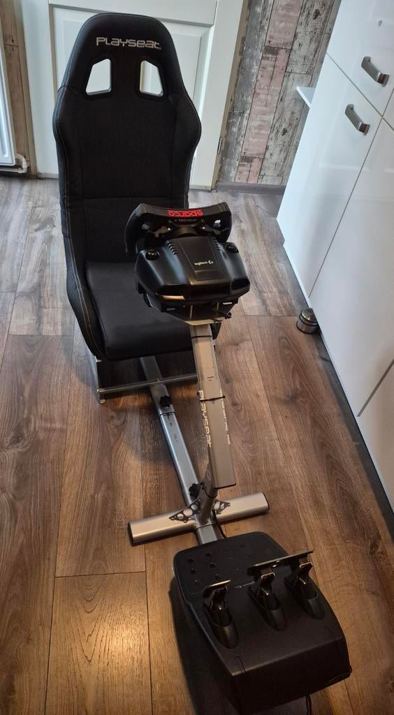 F1 Racestuur + Pedalen + Playseat Evolution (Logitech G920), Spelcomputers en Games, Spelcomputers | Xbox | Accessoires, Ophalen