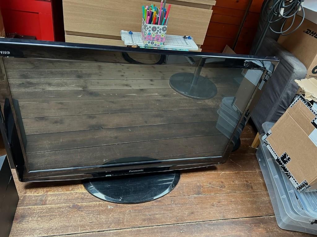 TV Panasonic 42 inch TX-P42U10E, Ophalen, Gebruikt, Panasonic, 50 Hz