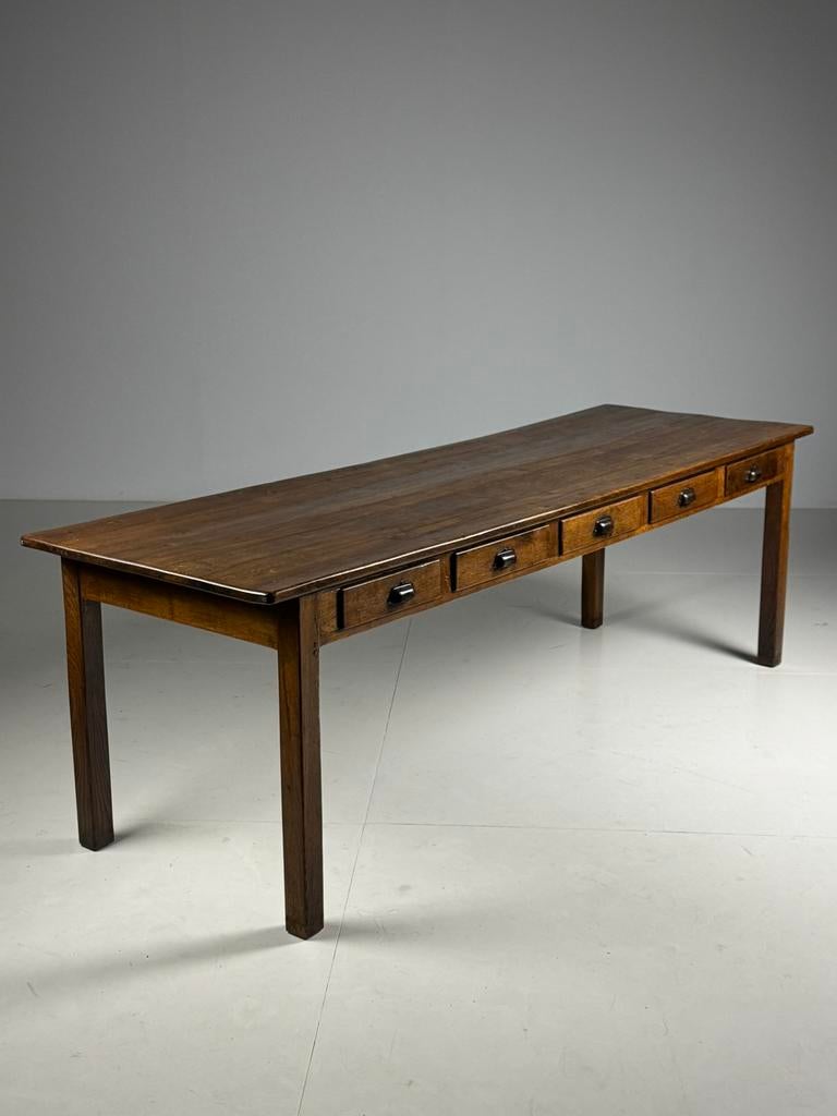 Franse eettafel antiek 250cm