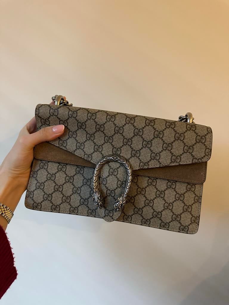 Originele Gucci tas - Zo goed als nieuw, Ophalen, Zo goed als nieuw, Bruin, Schoudertasje