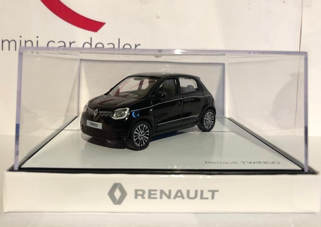 Norev 1:43 Renault Twingo 3 2019 zwart nieuw in display, Ophalen of Verzenden, Nieuw, Auto, Norev