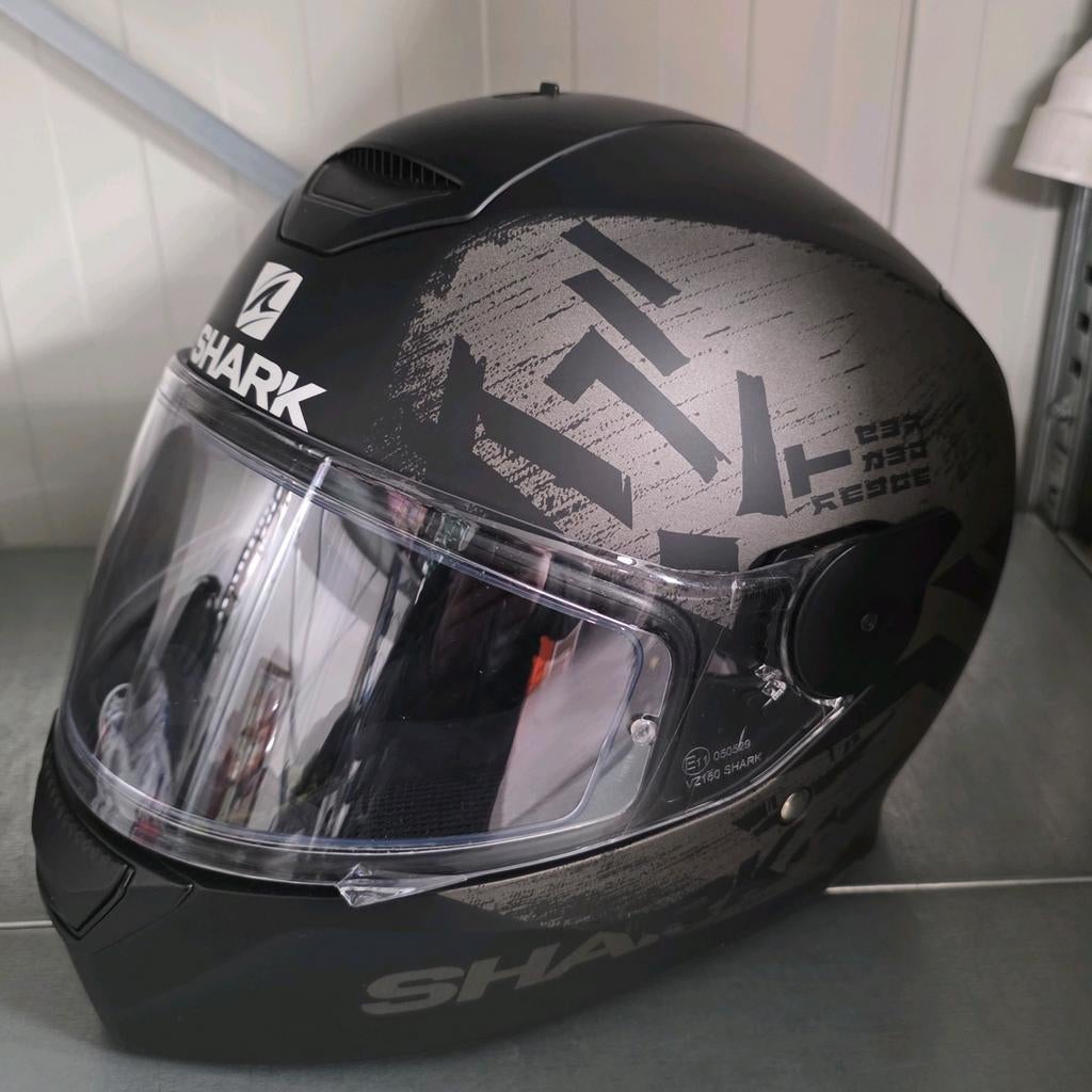 Shark D-skwal hiwo (M) met zonnevizier & pinlock, Ophalen of Verzenden, Tweedehands, Integraalhelm, Shark