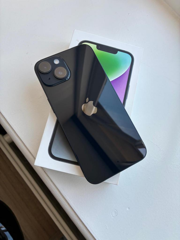 iPhone 14, 128GB, Zwart - goede staat, Ophalen, 128 GB, Zwart, Zonder simlock