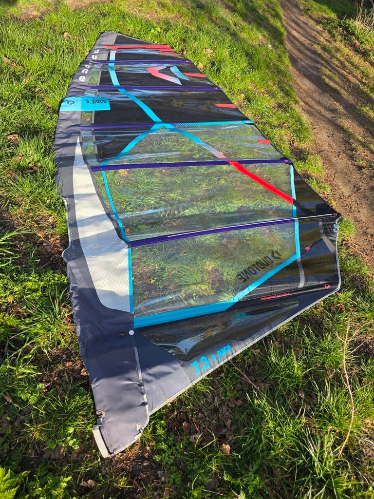 Duotone S_PACE 7.3 m² windsurfzeil 2023, Watersport en Boten, Windsurfen, Ophalen, Zo goed als nieuw, Zeil