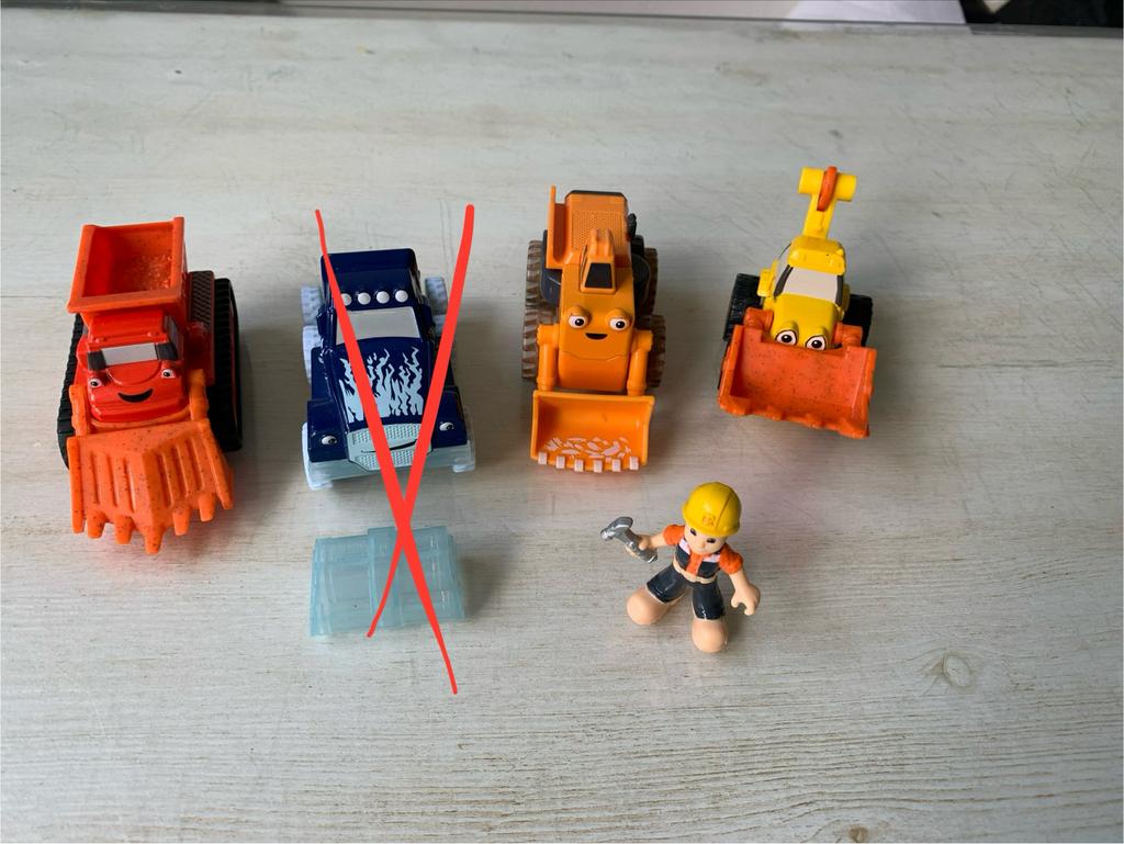 Bob de Bouwer Voertuigen en Figuur Speelgoedset, Ophalen of Verzenden, Zo goed als nieuw