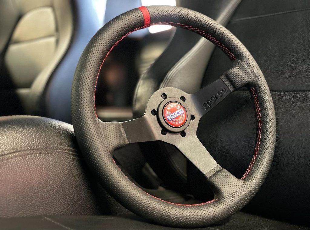 Sparco Champion stuur sportstuur racestuur leder 330mm, Ophalen of Verzenden