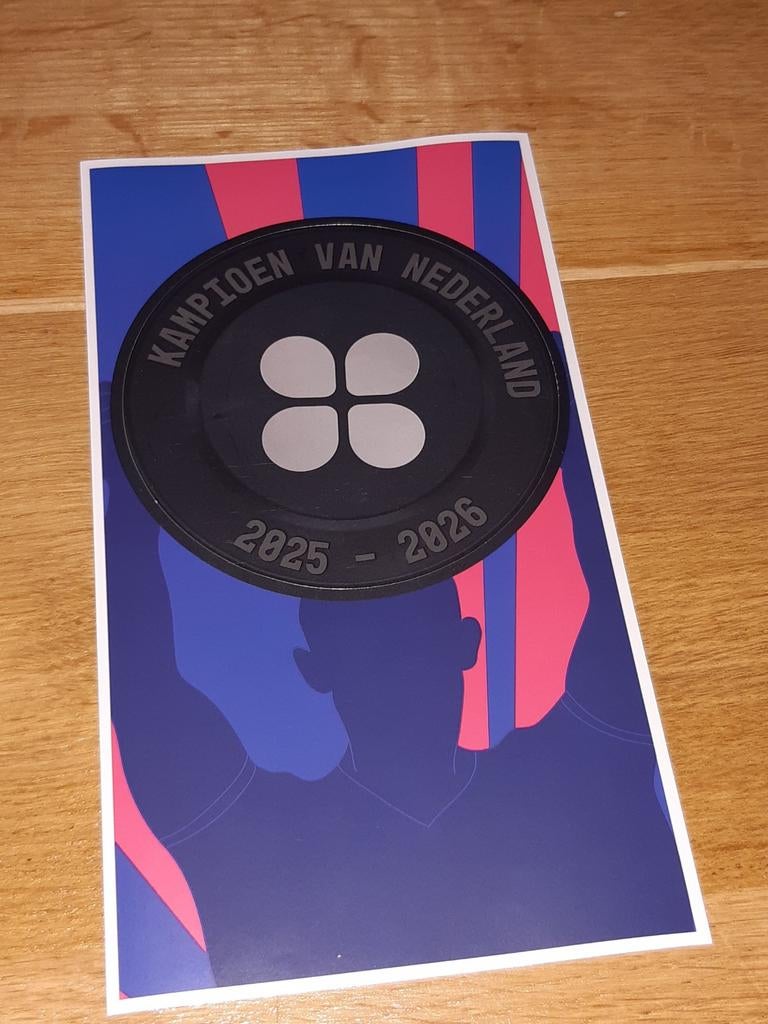 PSV - Kampioen van Nederland 2025-2026 - Sticker. Plus, Ophalen of Verzenden