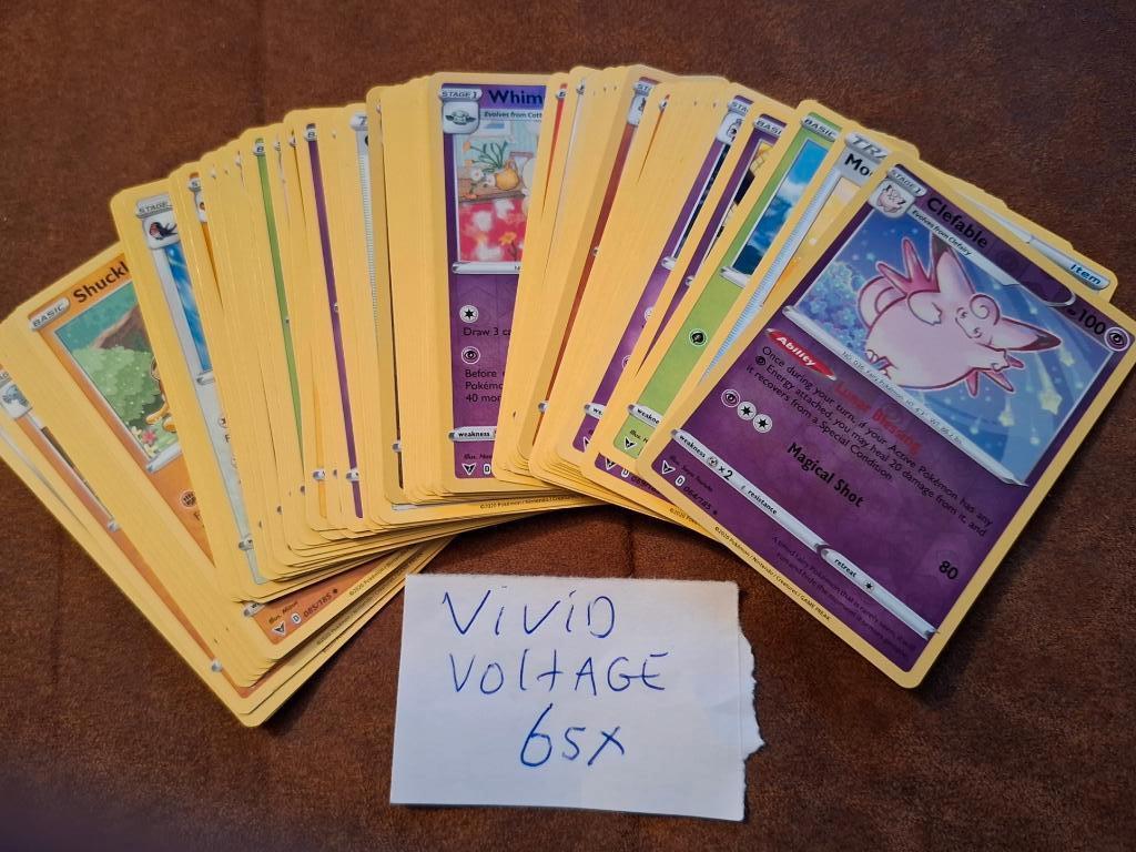 Pokemon Vivid Voltage "bulk", Ophalen of Verzenden, Zo goed als nieuw, Meerdere kaarten, Foil