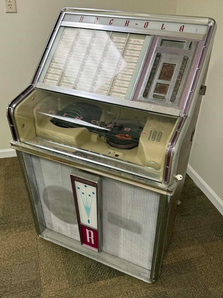 JUKEBOX: ROCKOLA model 1493 PRINCESS, Ophalen, Gebruikt, Rock Ola, Info@originaljukeboxcompany.nl