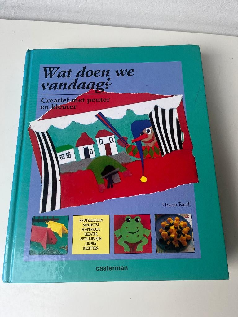 Wat doen we vandaag creatief met peuter en kleuter Boek, Ophalen of Verzenden, Zo goed als nieuw, Overige onderwerpen, Geschikt voor kinderen