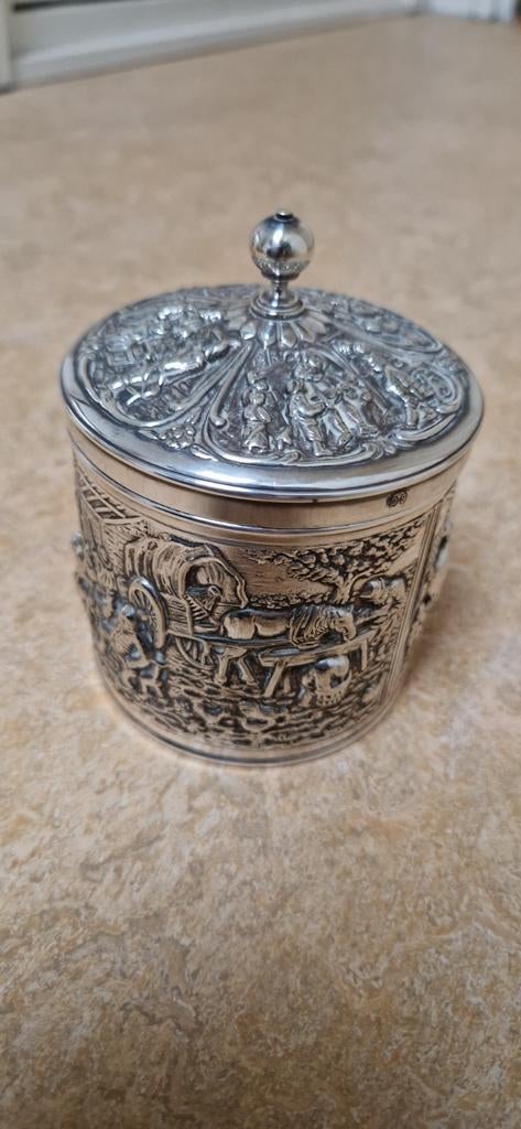 Verzilverde theebus DE, Ophalen of Verzenden