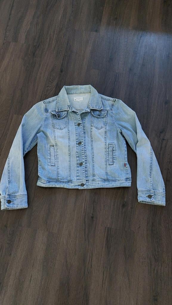 Dames spijkerjack maat 38 van Jackpot, Maat 38/40 (M), Blauw, Jackpot, Ophalen of Verzenden