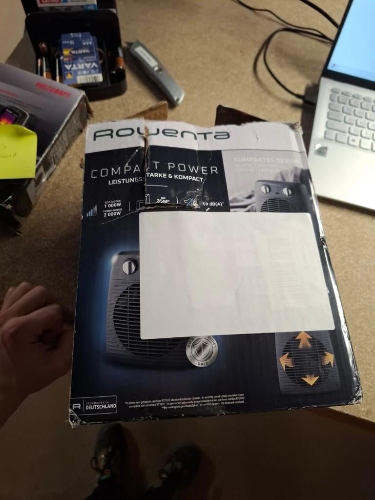 Rowenta SO2210 - Ventilatorkachel - 2000 W | DLS18959, Consumentenservice@groupeseb.com, Groupe SEB, Nieuw, Ophalen of Verzenden