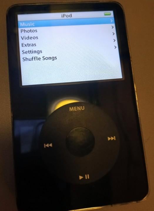 Apple ipod classic 30GB  (accu nieuw), Gebruikt, Classic, Verzenden, Zwart