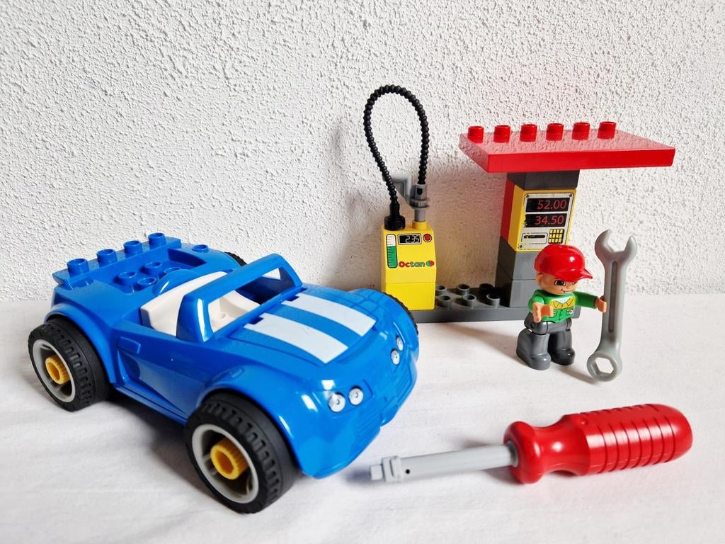 Duplo beginnend toolo auto met schroevendraaier, Ophalen of Verzenden, Gebruikt, Duplo