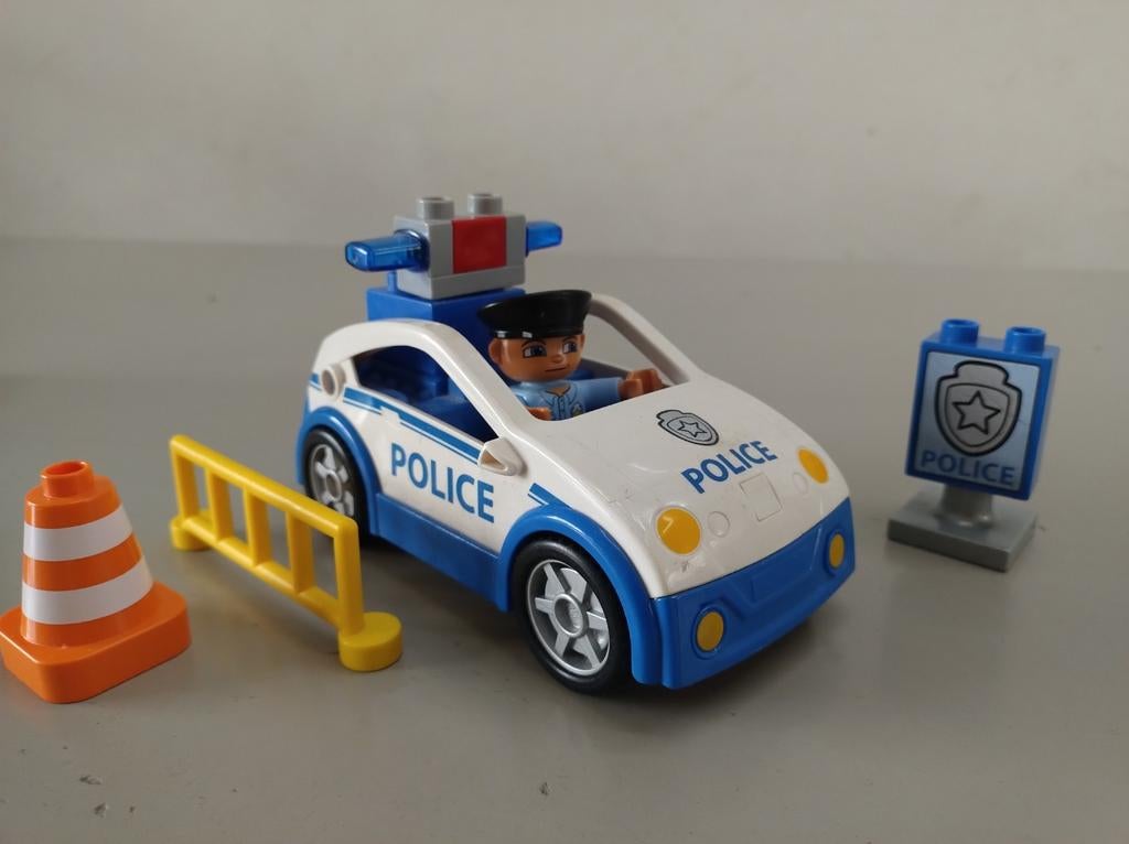 Vintage Duplo politieauto,  Politiepatrouille (4963) (2006), Ophalen of Verzenden, Zo goed als nieuw, Duplo