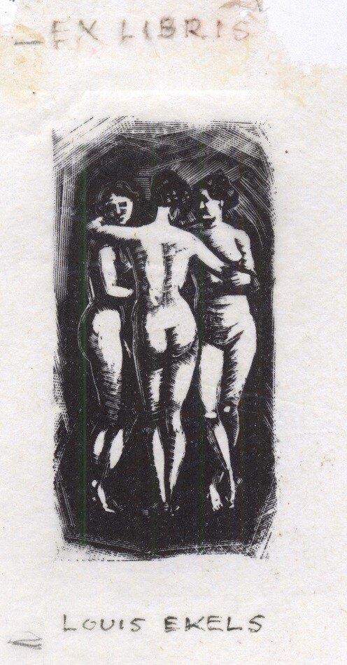 1622 Ex Libris Nederland : Harry Corvers, 1953, Verzenden