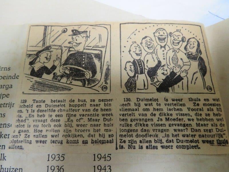 strips zeldzaam jeugdliterair corpus,stripfeuilleton ca.1935, Boeken, Meerdere stripboeken, Verzenden, Gelezen