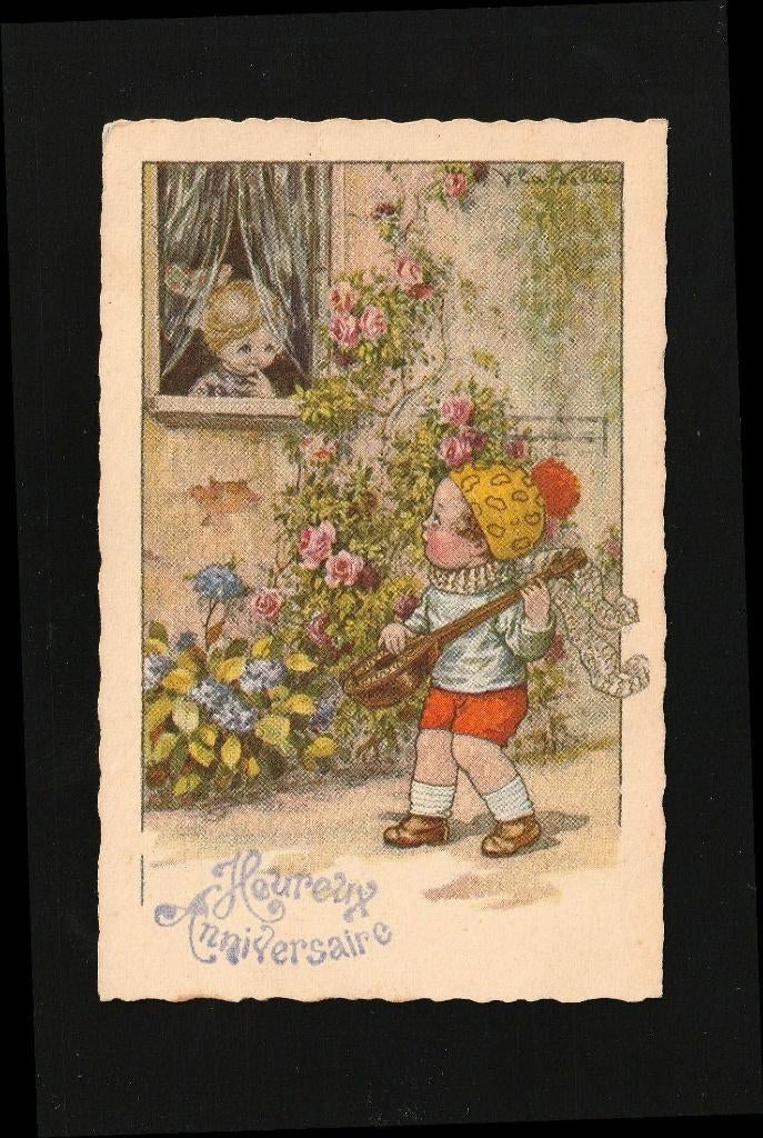 Een serenade voor mijn liefje  kinderen, Verzenden, 1920 tot 1940, Gelopen, Kinderen