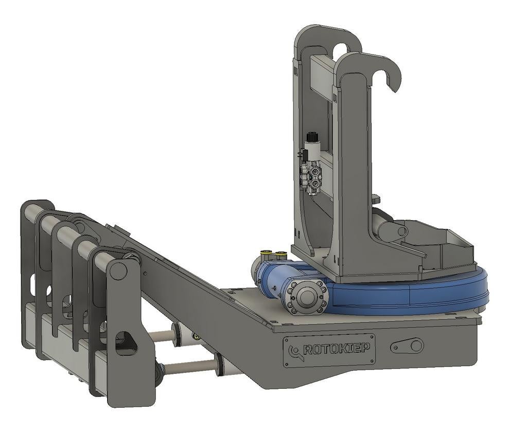 Roterend kantelbaar vorkenbord voor Merlo, Ophalen, Verreiker