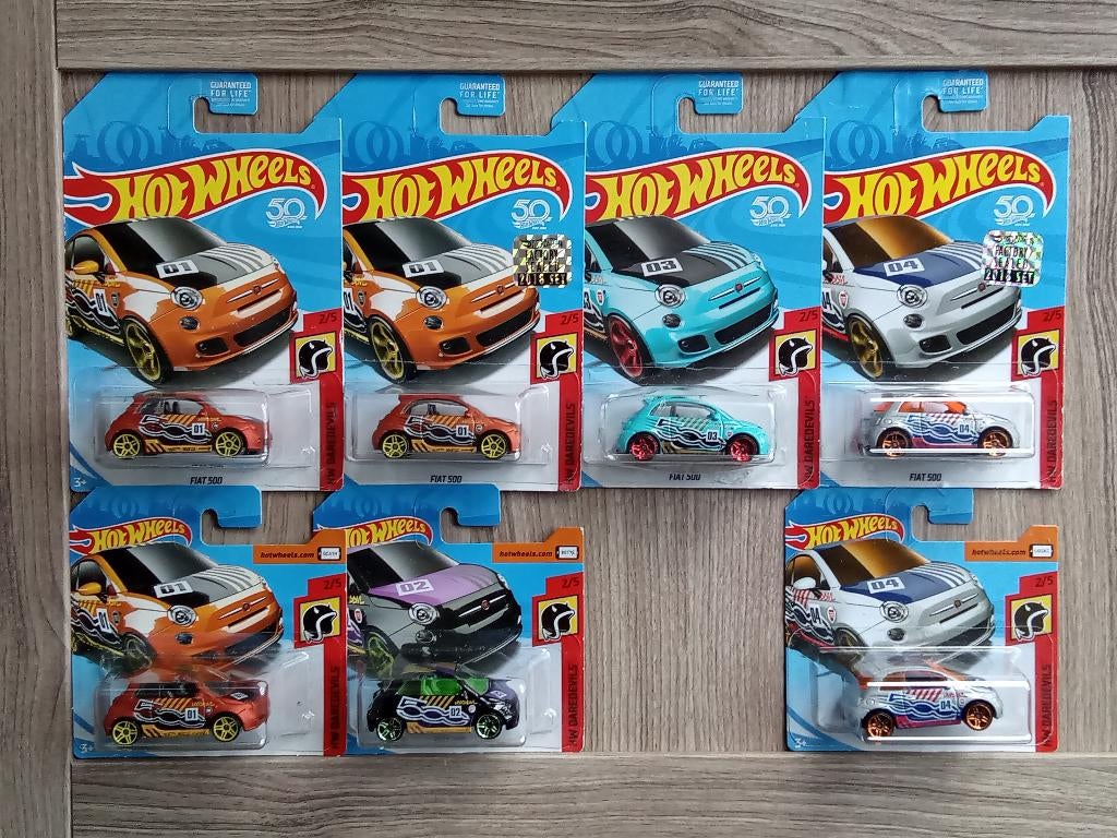 Hot Wheels Fiat 500, Ophalen, Nieuw, Auto