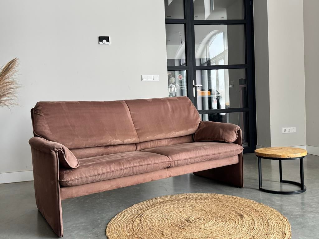 Leolux 2,5 Bora bèta bank - Bruin  stof. 180cm, Leolox jori pode, Leolux, 150 tot 200 cm, Tweepersoons