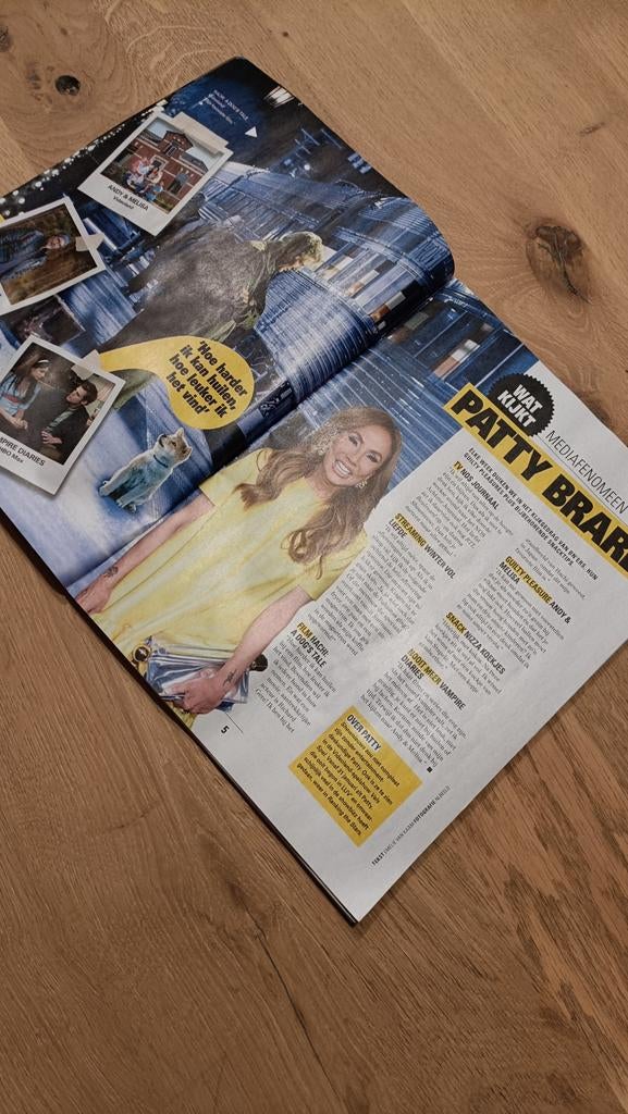 Patty Brard LUV in gids, Boeken, Ophalen of Verzenden, Zo goed als nieuw, Muziek, Film of Tv