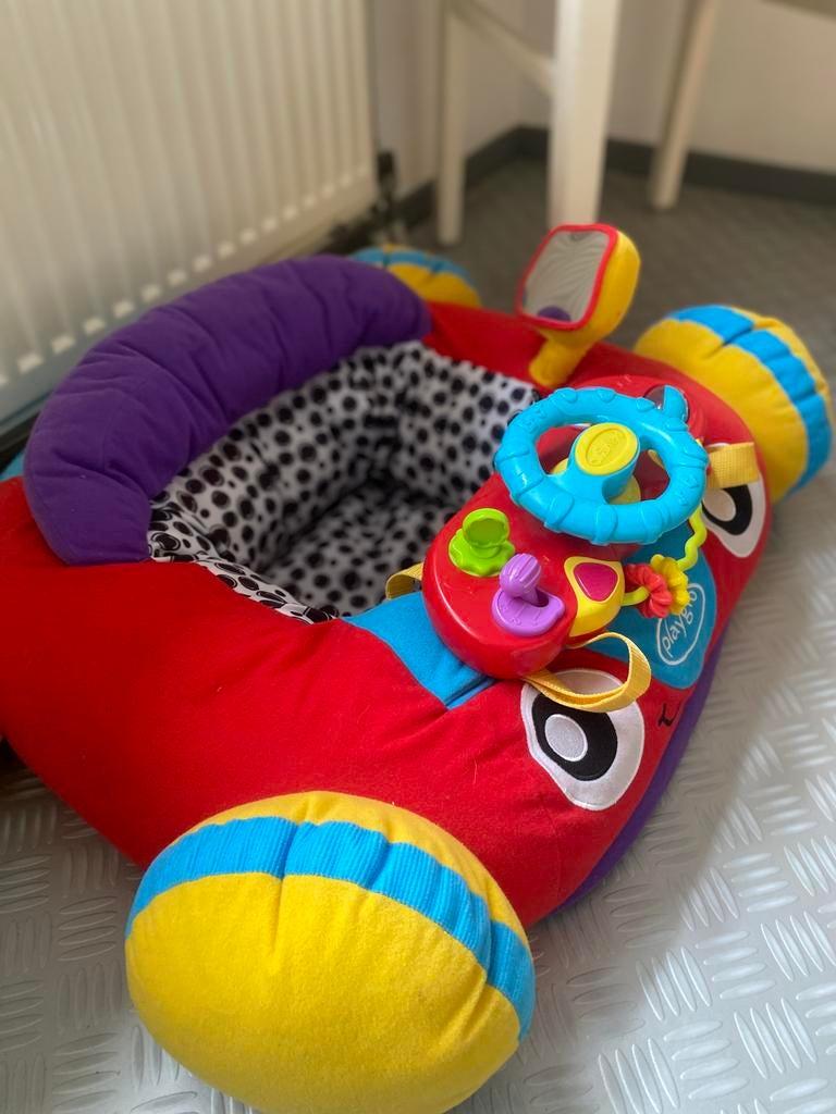 Playgro stoffen auto, Kinderen en Baby's, Speelgoed | Babyspeelgoed, Ophalen, Gebruikt, Auto