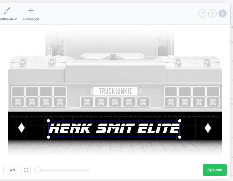 Spatlap voor Oplegger - Henk Smit Elite, Ophalen of Verzenden, Nieuw, Overige merken