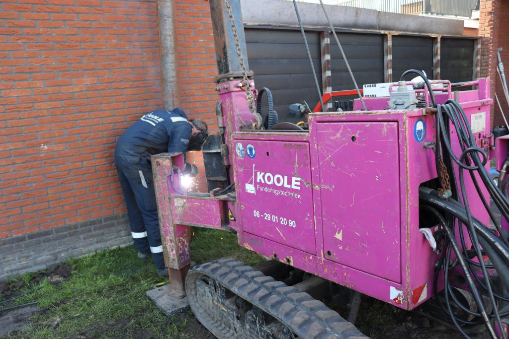 Stalen buispalen heien, Verbouw of Aanbouw