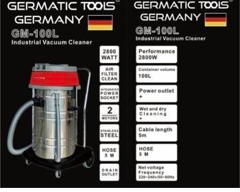 Germatic Tools GM-100L Industriële Stofzuiger, Zakelijke goederen, Machines en Bouw | Onderhoud en Reiniging, Ophalen of Verzenden
