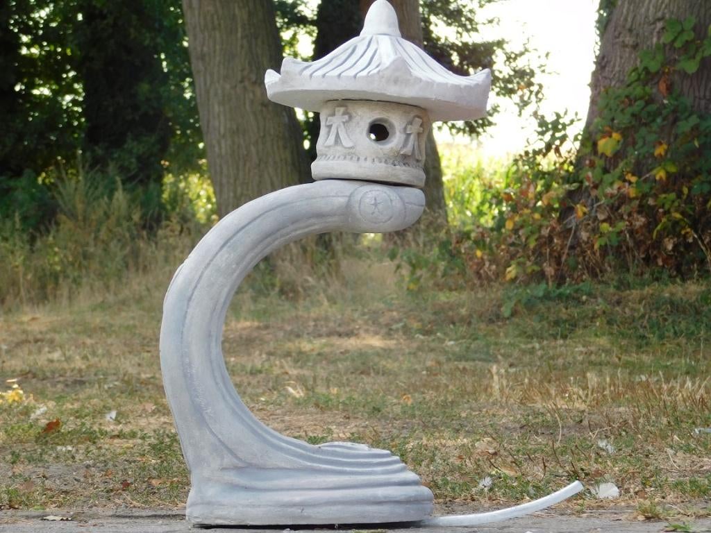 Rankei van Steen - 65 cm - Japanse Tuinlantaarn, Ophalen of Verzenden, Steen, Overige typen