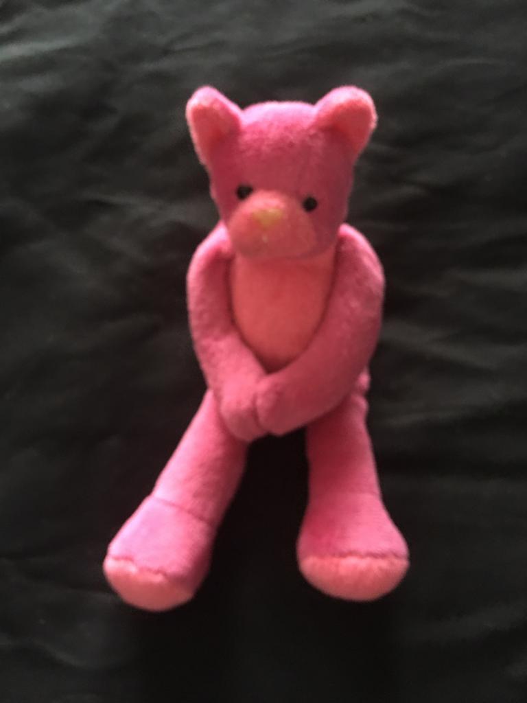 Roze kat met magneet handjes, Ophalen of Verzenden, Zo goed als nieuw
