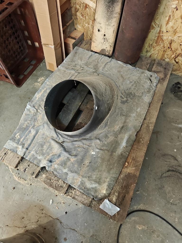 Loodflap schoorsteen, Ophalen, Gebruikt, Afzuiger