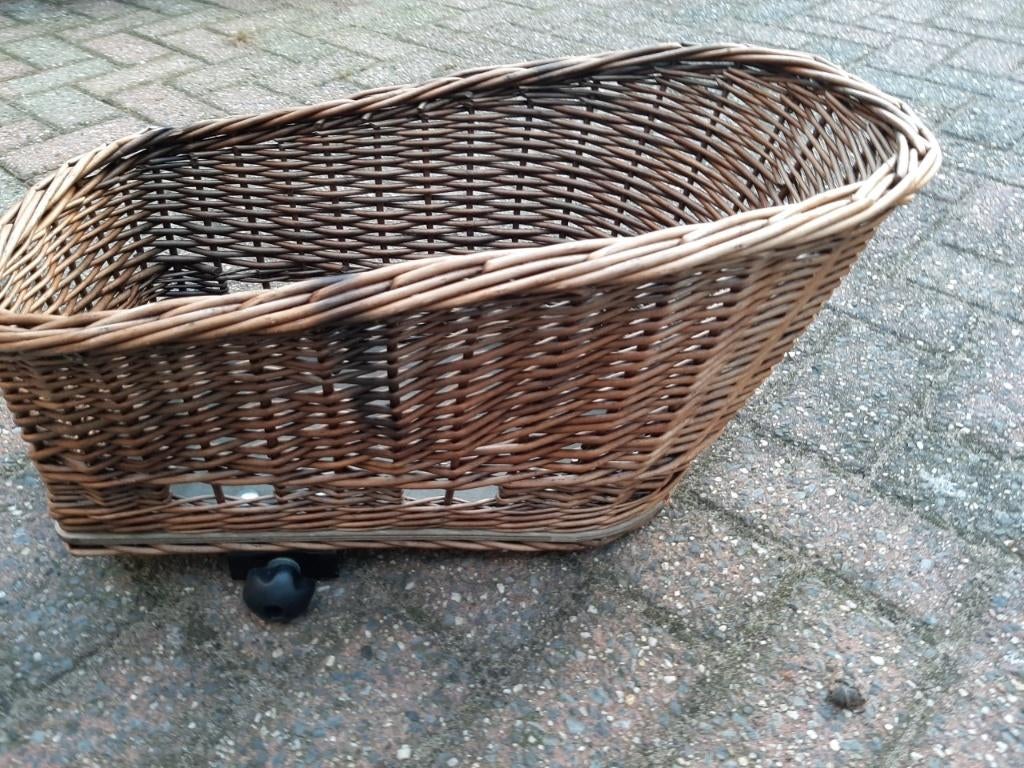 Hondenmand voor achterop de fiets /OPHALEN, Dieren en Toebehoren, Hondenmanden, Ophalen, Gebruikt, Riet