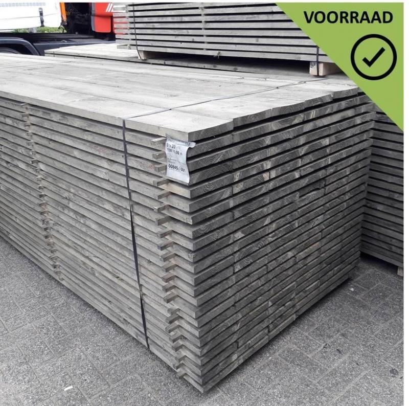 Vergrijsde steigerplanken, planken, vergrijsd steigerhout, Ophalen, Nieuw, 250 cm of meer, Planken