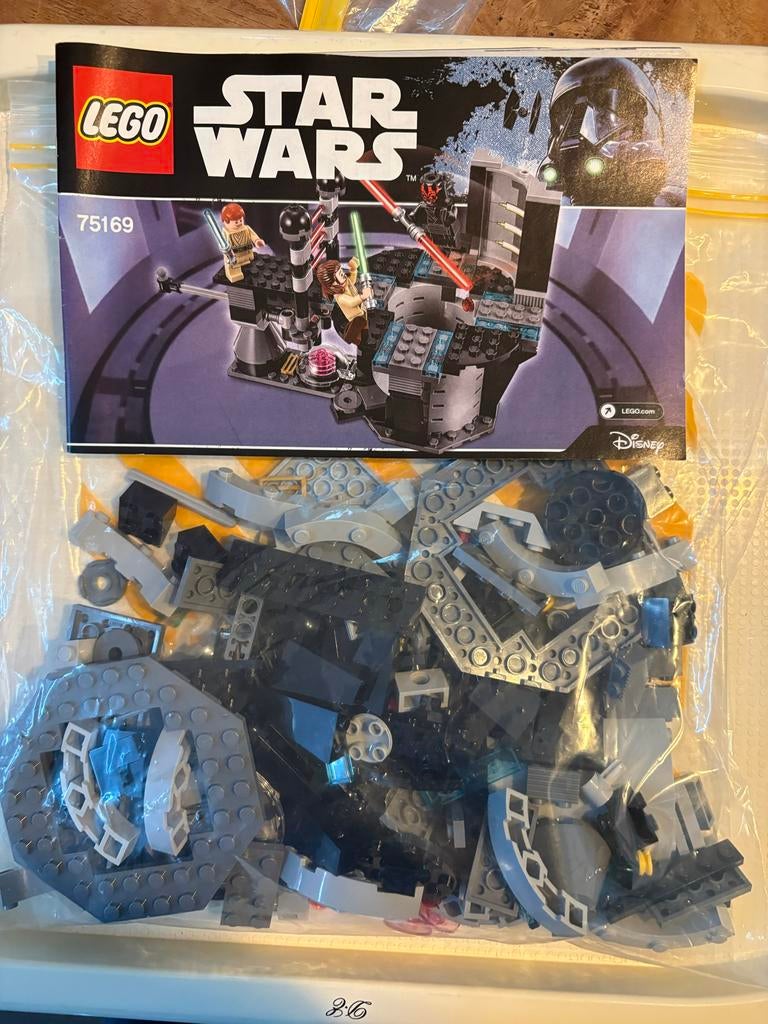 Lego Star Wars Duel on Naboo 75169, Ophalen of Verzenden, Gebruikt, Complete set, Lego