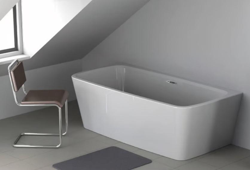 Riho Adore back to wall ligbad 180x86 cm (glans wit), Ophalen, Riho, Nieuw, Bad